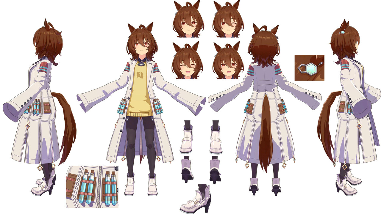 Agnes Tachyon [アグネスタキオン] | Uma Musume Pretty Derby [ウマ娘 プリティーダービー] Minecraft Skin