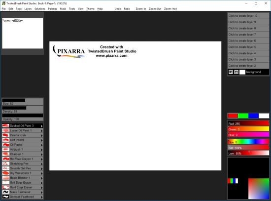 Pixarra TwistedBrush Paint Studio 4.14 Portable