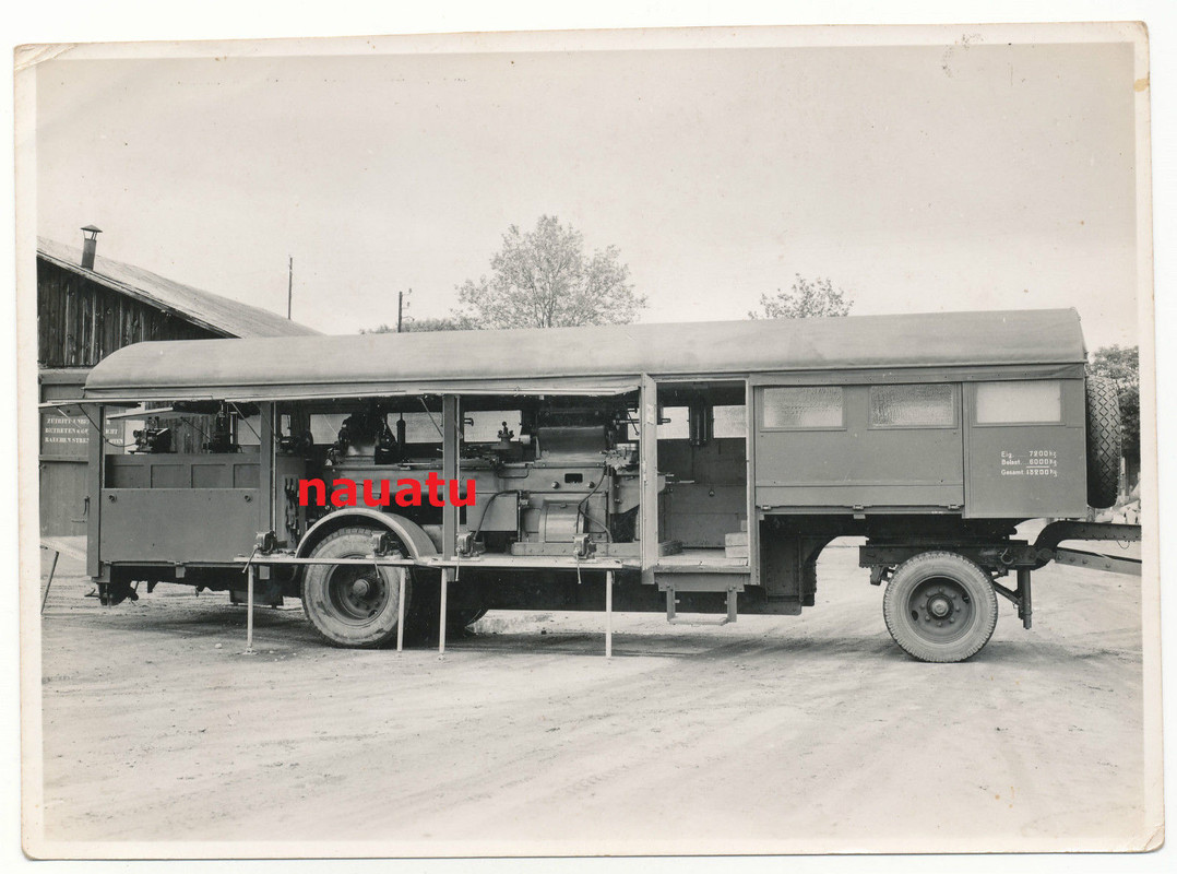 Spezial Lkw Anhänger Dreherei des Pionier Rgt. z