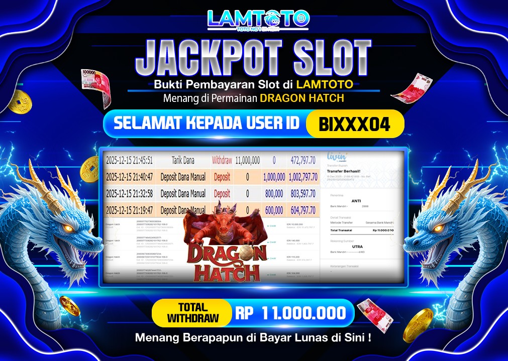 BUKTI JACKPOT LUNAS LAMTOTO