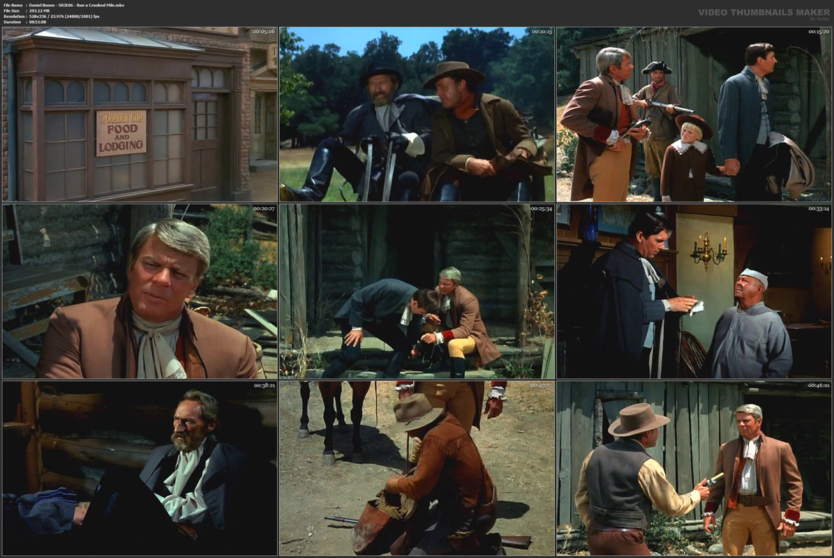 Daniel Boone - S03E06 - Run a Crooked Mile.mkv