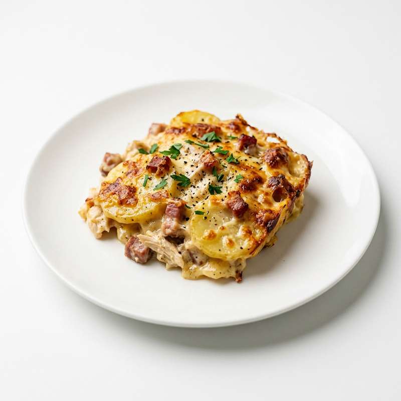 Plato Al Horno Carbonara