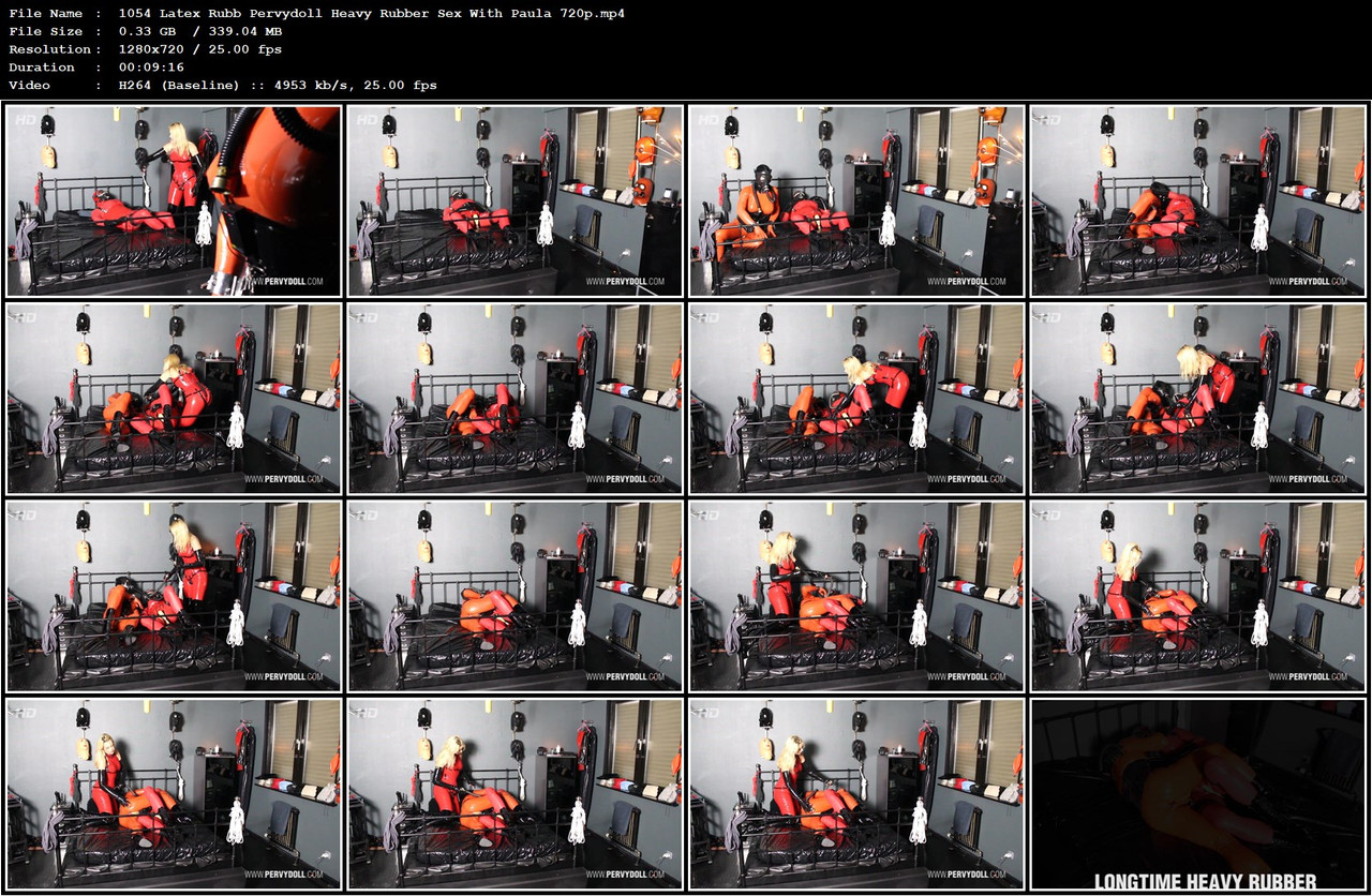1054 Latex Rubb Pervydoll Heavy Rubber Sex With Paula 720p mp4