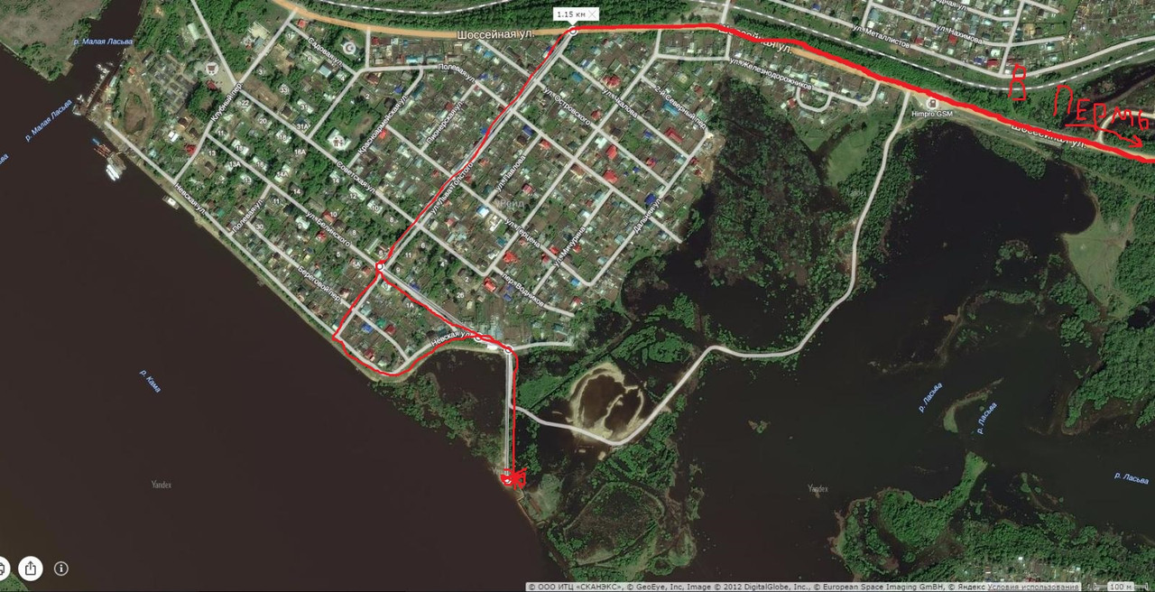 закезд к Ласьве