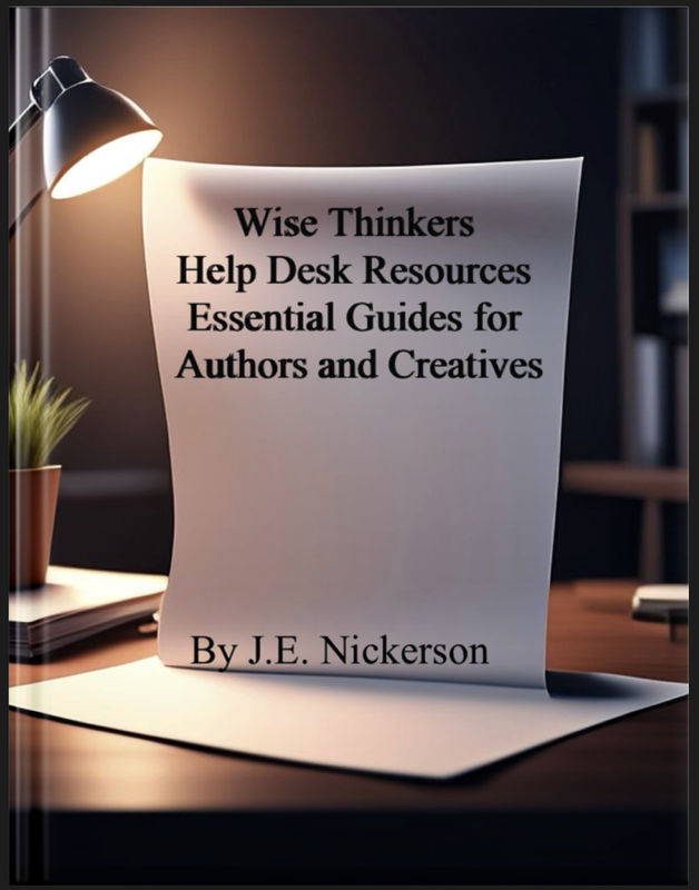 The cover features a single sheet of paper standing upright, displaying the book’s title with clarity and focus. It rests on a well-lit desk, the warm light symbolizing insight, learning, and creativity. The minimalist design draws the eye to the paper itself — representing the worksheets, resources, and practical tools waiting inside the book. It’s clean, professional, and purposeful, reflecting the idea of a help desk for thinkers and creators.