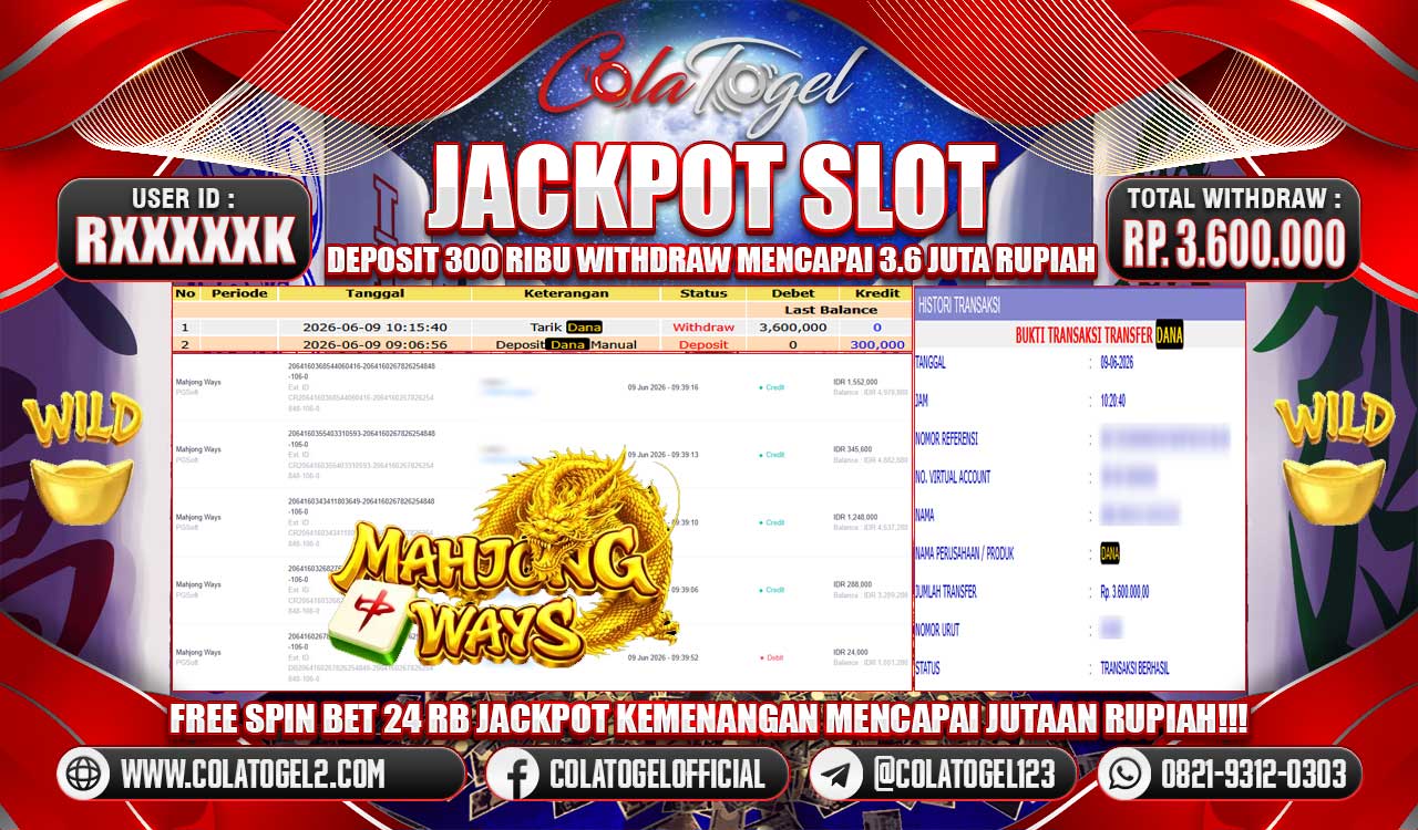 JACKPOT SLOT GACOR!!