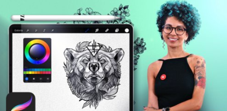 Domestika - Digital Design and Illustration of Tattoos with Procreate