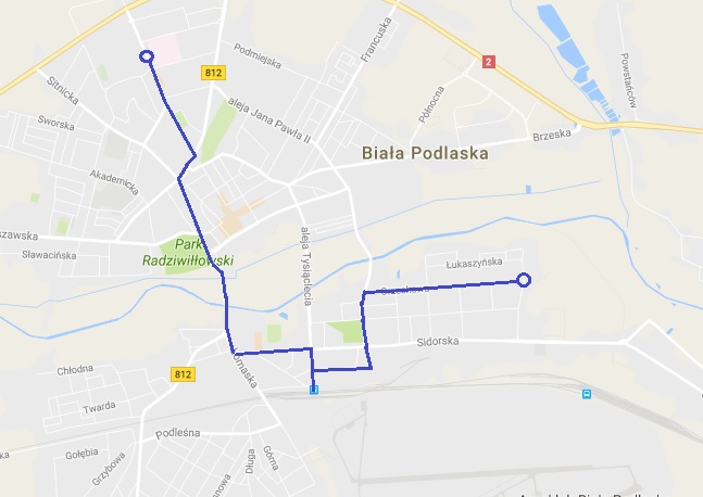 mapa komunikacja geo B