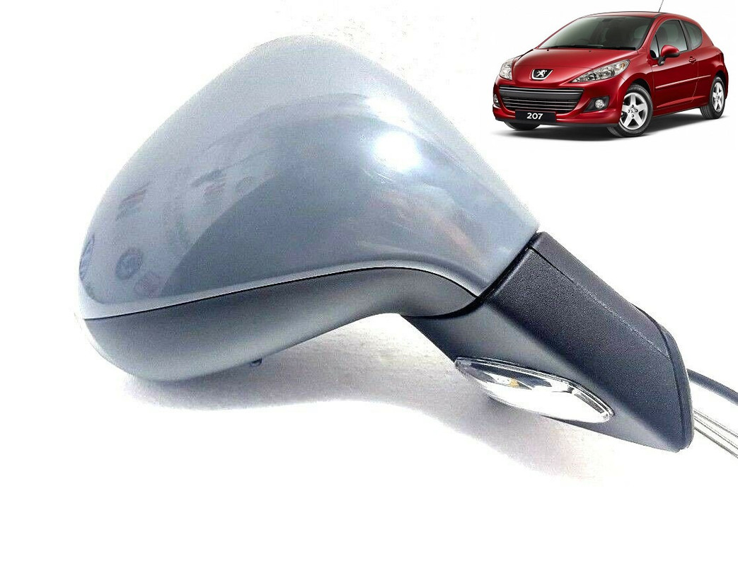 Peugeot 207 2006-2013 Electric Wing Door Mirror Primed Cover Passenger Side Peugeot 207 2006-2013 Electric Wing Door Mirror Primed Cover Passenger Side