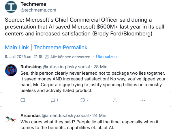 Microsoft: 500 Millionen gespart durch KI