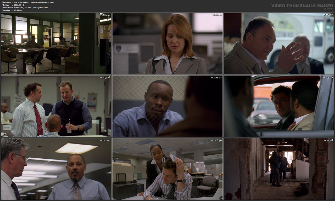 The Wire S05e02 Unconfirmed Reports.mkv