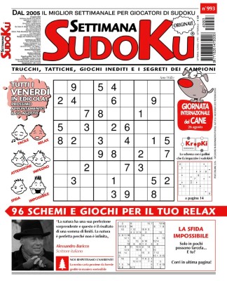 Settimana Sudoku N.993 - 23 Agosto 2024