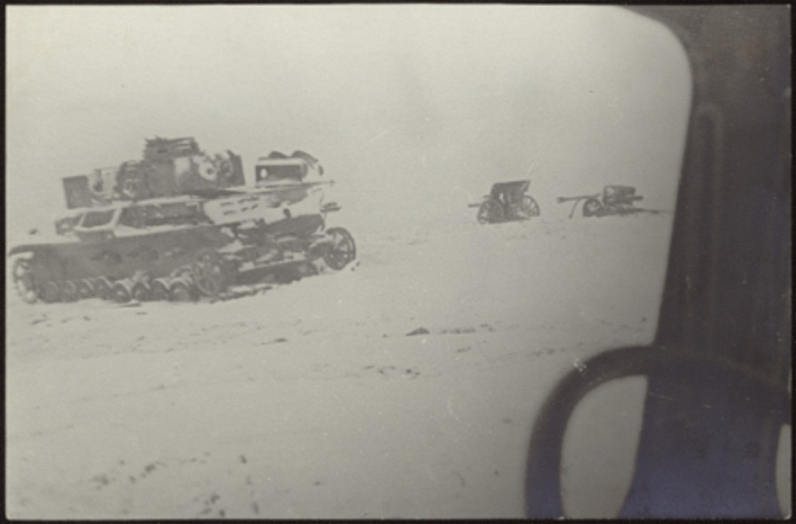 ?азбитая немецкая техника под Сталинградом.