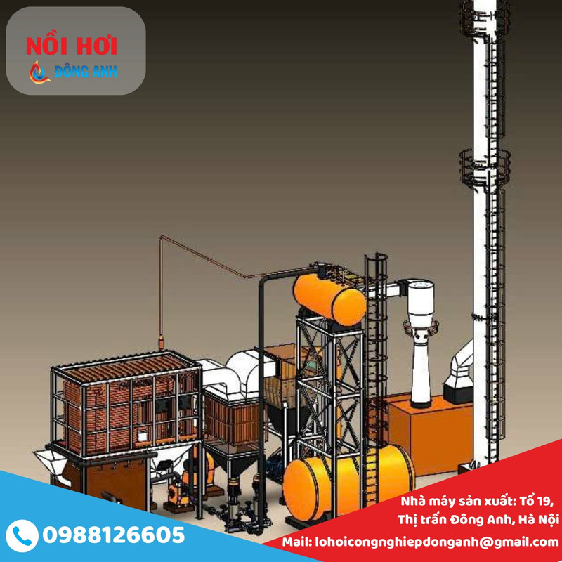 lò truyền nhiệt dầu đốt than