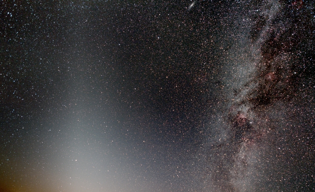 Luz Zodiacal vs. V�a l�ctea