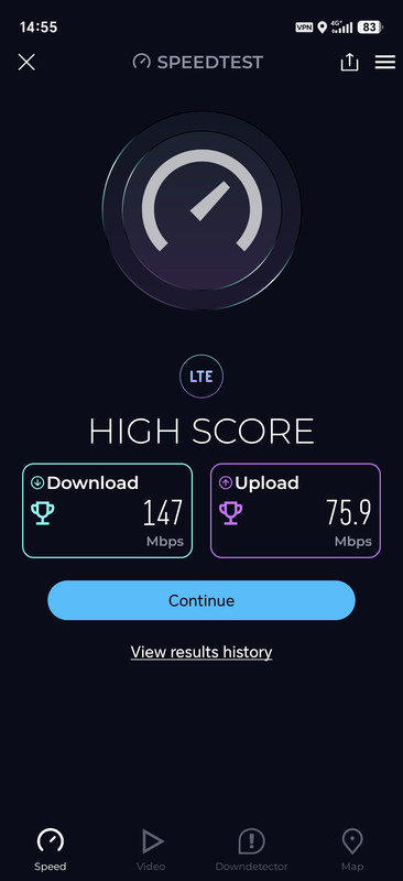 Screenshot 20260706 145537 org zwanoo android speedtest Main View Activity