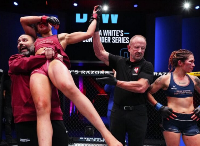 Ринг момиче спечели договор с UFC след брутална битка в DWCS