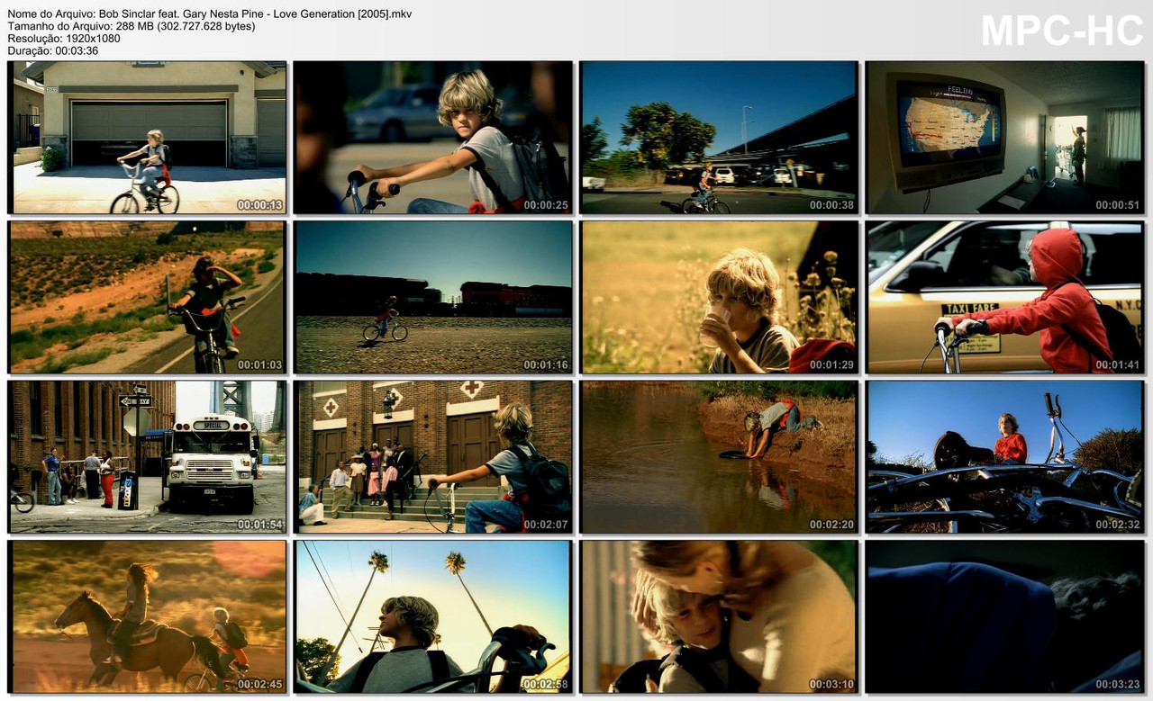 Bob Sinclar feat. Gary Nesta Pine - Love Generation (Upscale 1080p - Youtube) [2005]