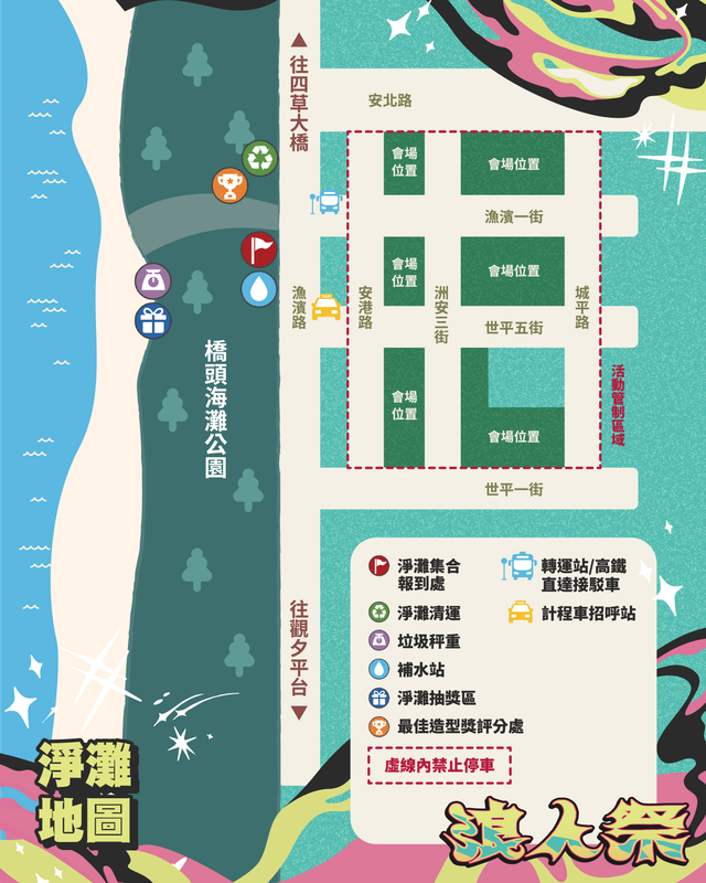 場域圖（淨灘）