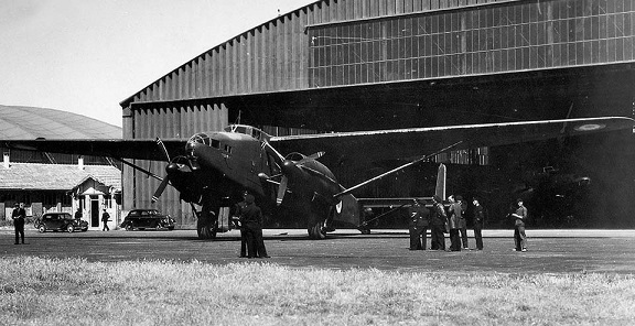 First WW2 air raid on Berlin June 7 1940 was carried out by one French bomber Jules-Verne-hanger