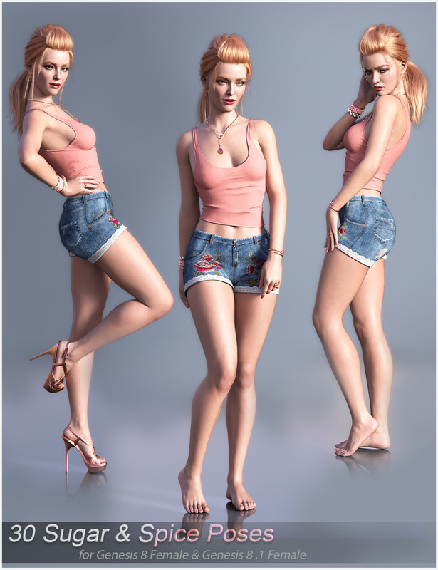 NG Build Your Own Standing Poses for Genesis 8 Female