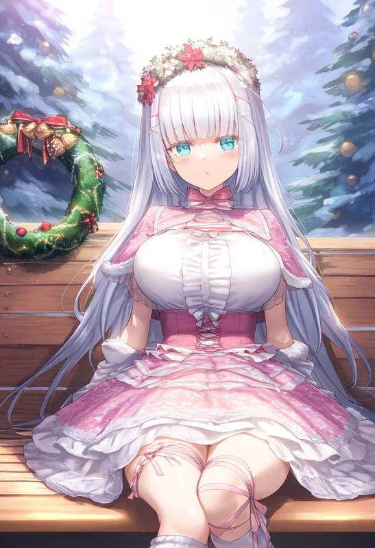 1girl, ks (xephyrks), ohlia, {kobayashi ritz}, reoen, [[liduke]],{{{{christmas o s-1495779798
