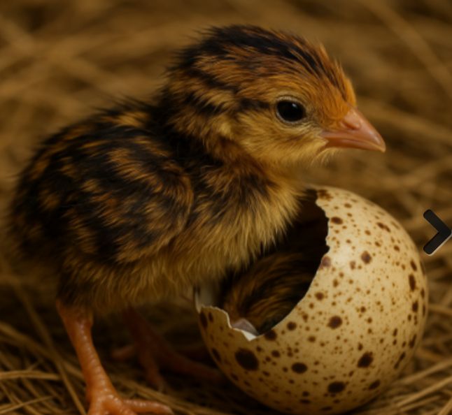কোয়েল পাখির বাচ্চা 