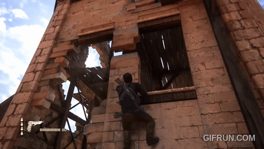 Un-Charted4-Stealth-Hard-Mode-Trails-Tower-Fight-PC-gamepla.gif
