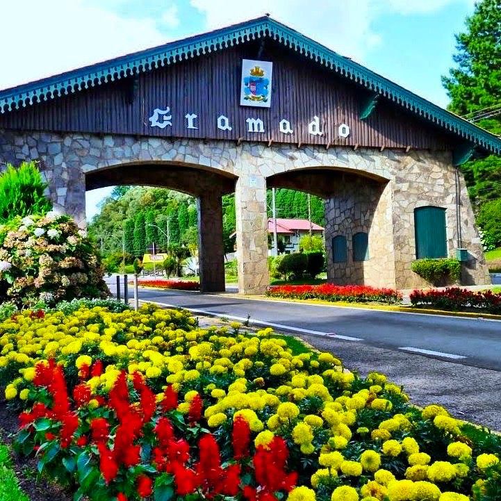 Belas paisagens na estrada a caminho de Gramado e Canela