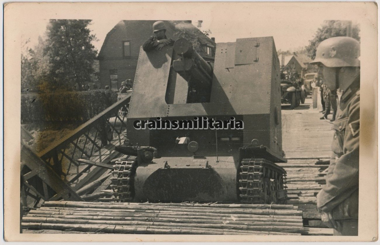 Orig. Foto Jagdpanzer BISON Panzer über Aa Notbr