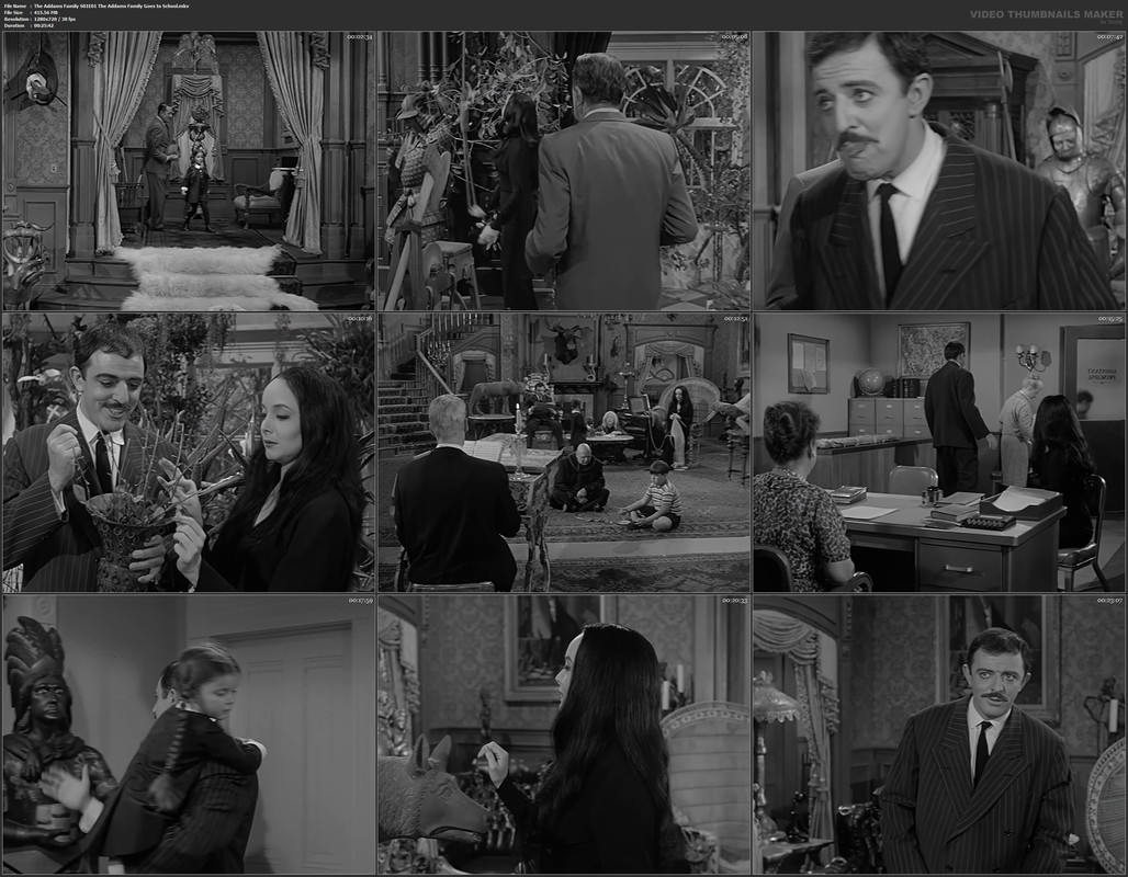 The Addams Family S01E01 The Addams Family Goes to School.mkv