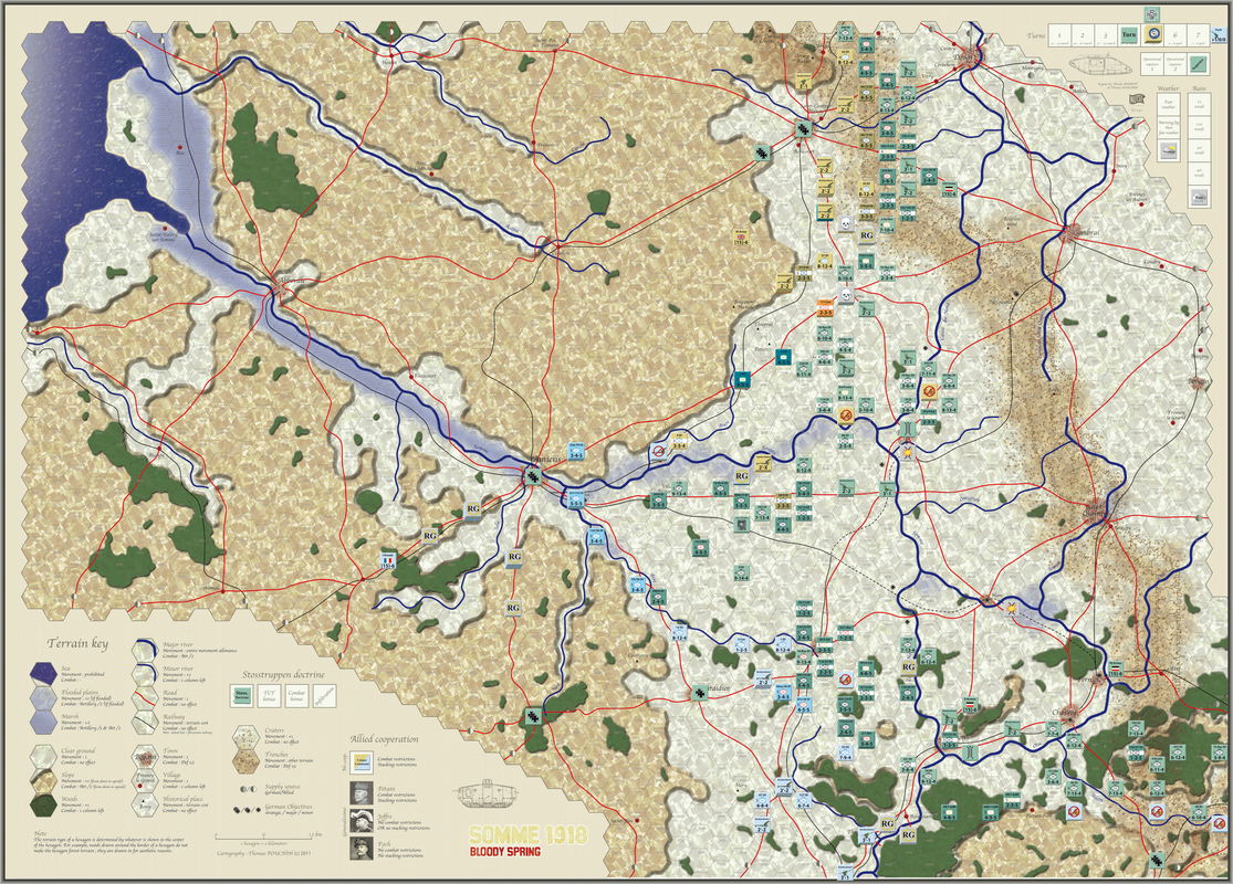 Somme 1918Map