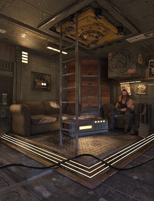 SciFi Living Room