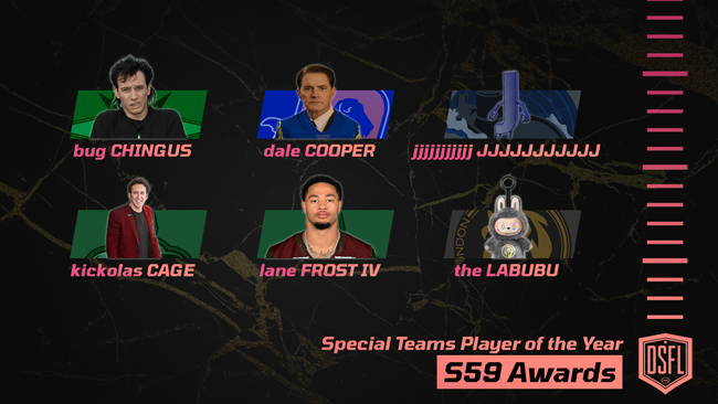 010 DSFL special teams player of the year NOM