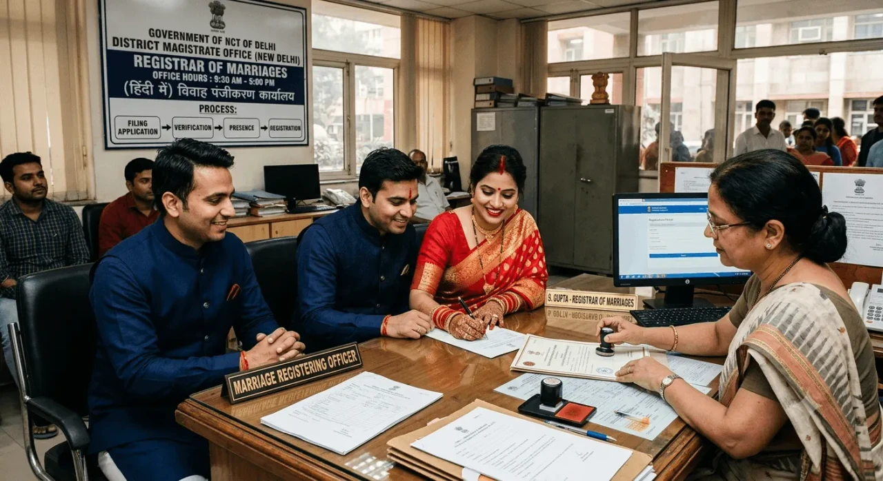 How to Register a Marriage in Delhi