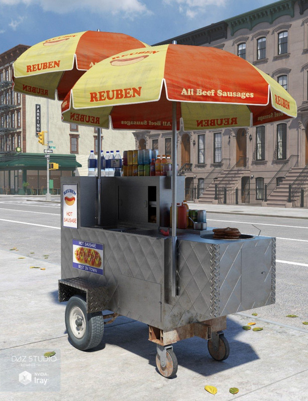 New York Hot Dog Cart