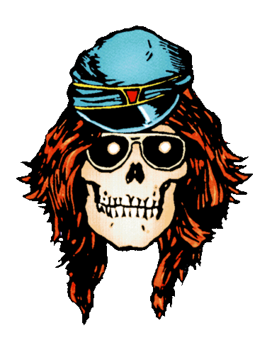 Axl Rose Slash Sticker by Guns N Roses