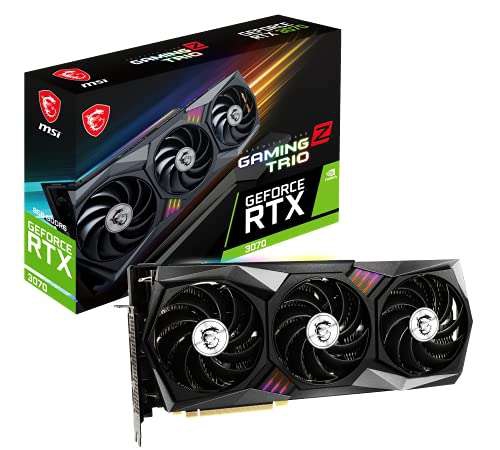 Amazon: Tarjeta gráfica RTX 3070 MSI Gaming LHR 8 GB GDRR6 4 Fan RGB 