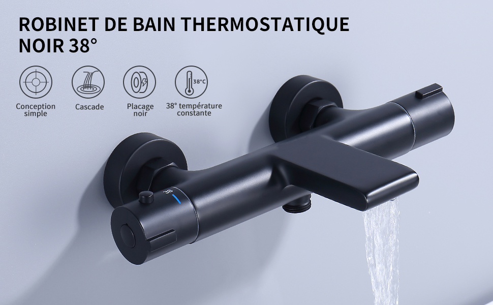 Mitigeur Thermostatique Bain Douche Noir Robinet De Baignoire Cascade Robinet De Douche En Laiton Design Elégant 11 Mitigeur Thermostatique Bain Douche Noir Robinet De Baignoire Cascade Robinet De Douche En Laiton Design Elégant -Grohe || Hansgrohe Soldes Magasin AAHKMJXYDAFdJAOAIMEbOAchaYtjpIZUujpRpTo0CnZOZSslMGA0ZLS8dGLIA6qLKG24dNL13ODt19W3i9Ty7CDv
