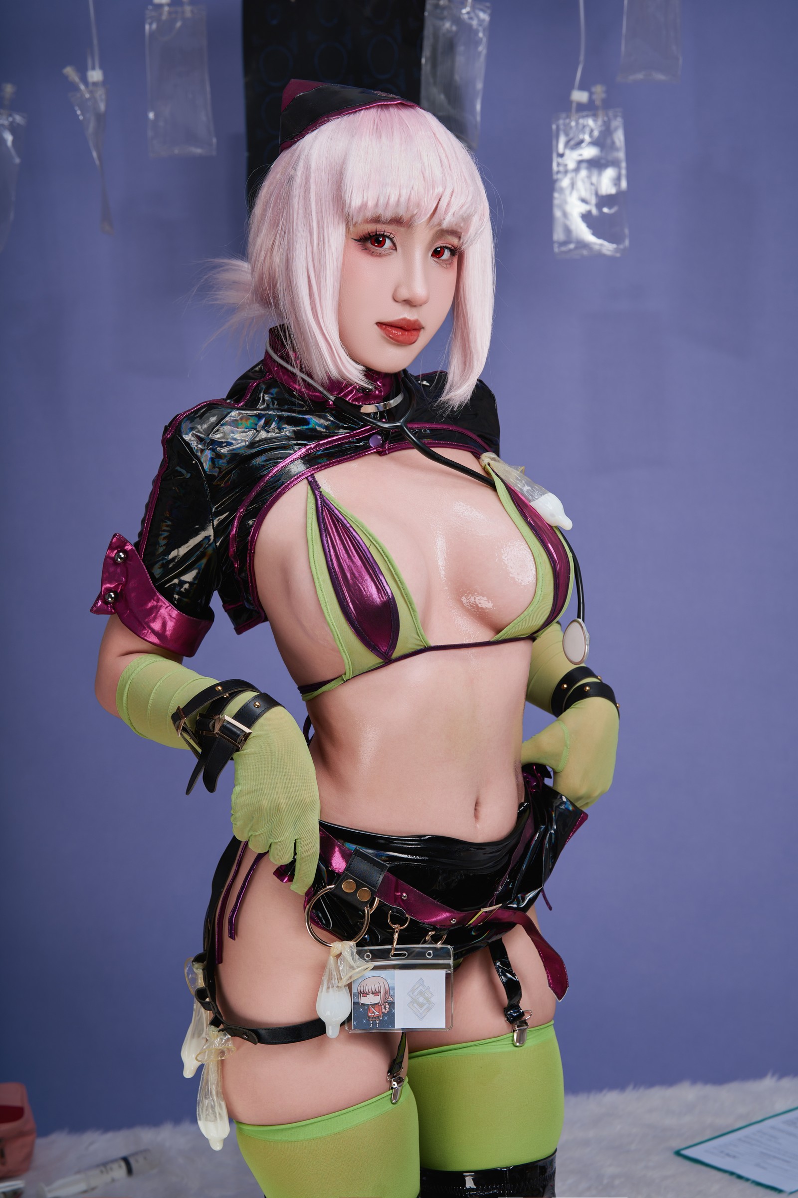 Puy Puy – 南丁格尔 万圣礼装 Nightingale Cosplay 写真视频（100P+8V-1.04GB）FGO插图1