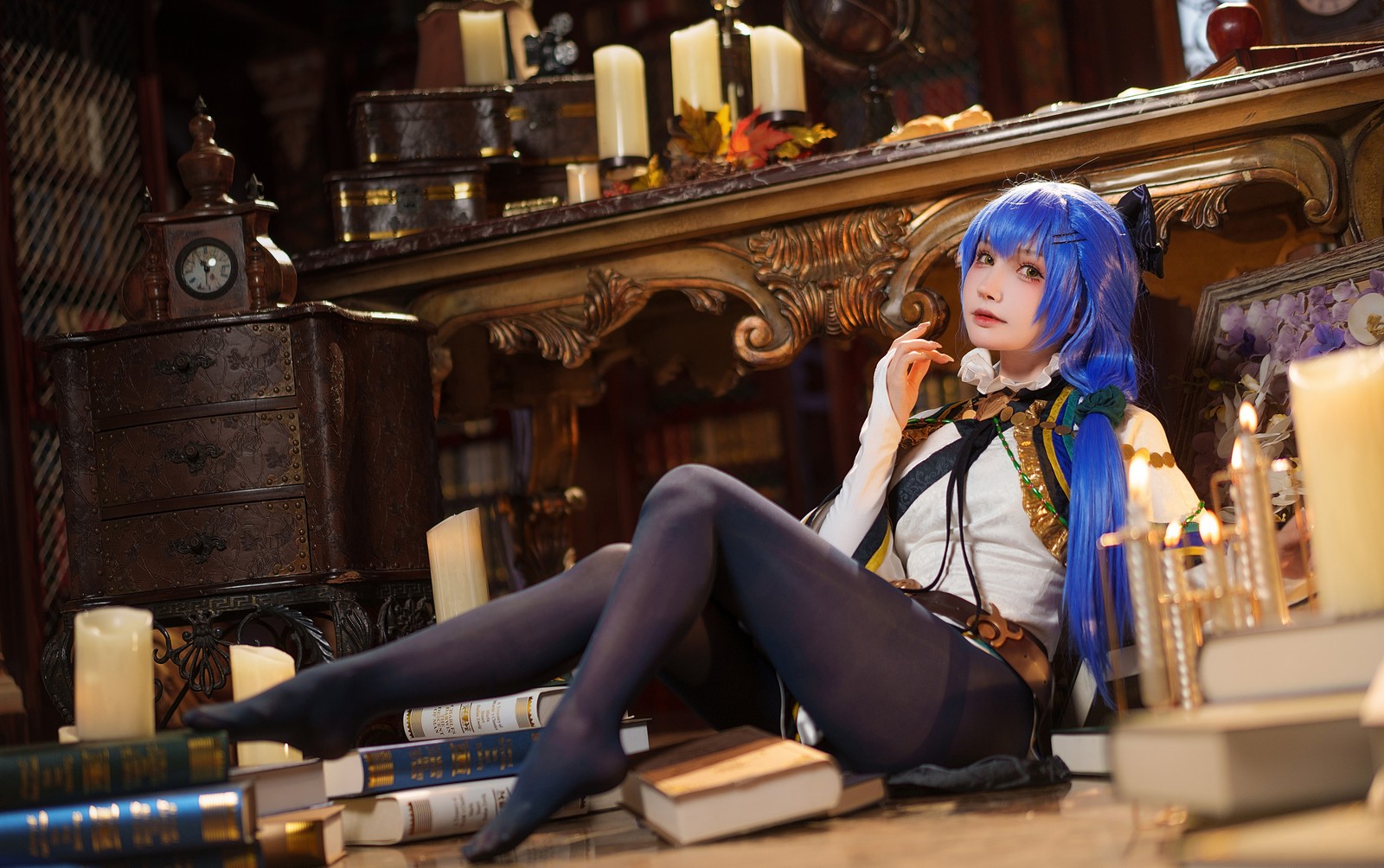 一千只猫薄禾写真 – 魔女·安洁 Cosplay 高清写真套图（18P / 234.4MB）插图4