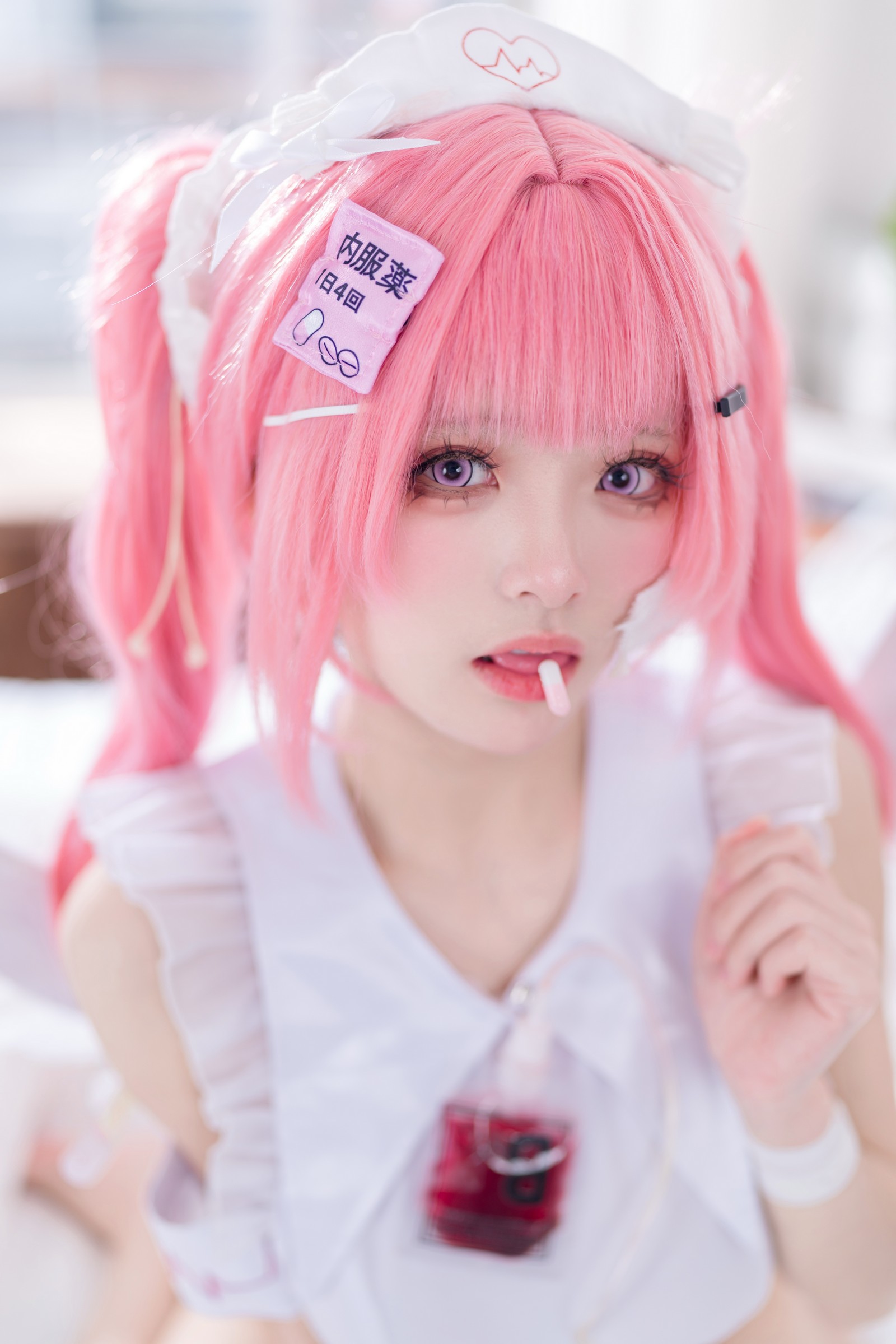 九柒喵 – 小护士针筒 写真合集（48P-139.5M）护士制服 Cos 高清图集插图9
