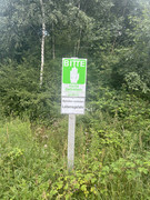 Waldgebiete abseits der Weges gesperrt