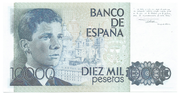 ¿Qué serie de 10000 pesetas 1985 es más interesante para comprar? 10000-Pesetas-Espana-Rev1