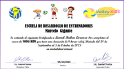 Certificado Volley Kids 2023