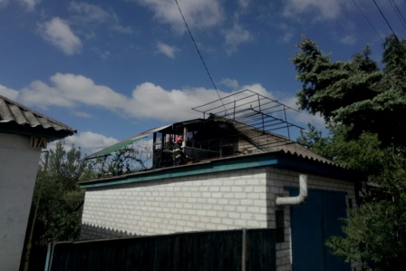 Пожар в Харьковской области: мужчина получил множественные ожоги (фото)