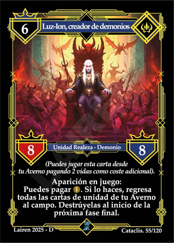 LUZ-ION, CREADOR DE DEMONIOS