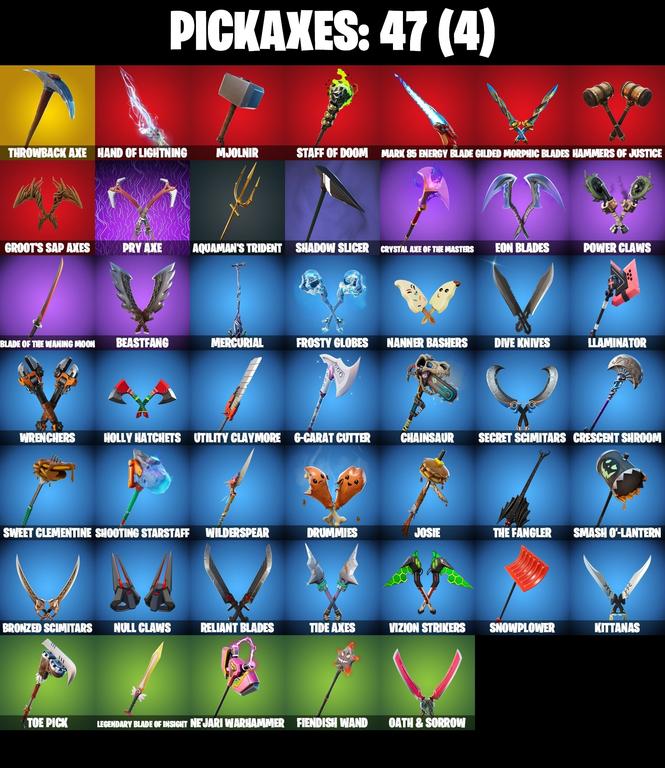 pickaxes comp