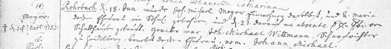 Johann Michael Meyer 18 06 1748
