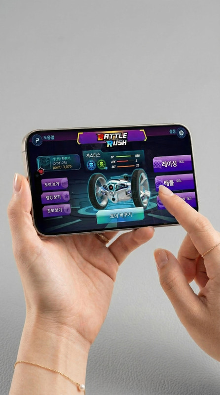 제품디자인회사 | YUJINROBOT_Smart Battle Toy Application GUI